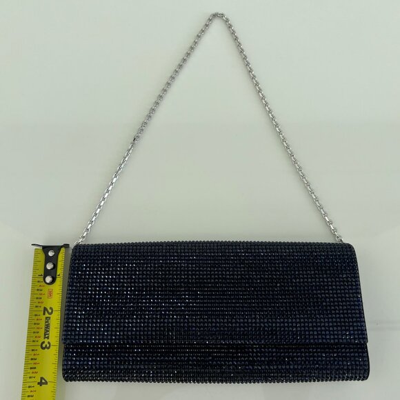 UDITH LEIBER NAVY CRYSTAL CLUTCH BAG NWOTS! - Picture 15 of 17